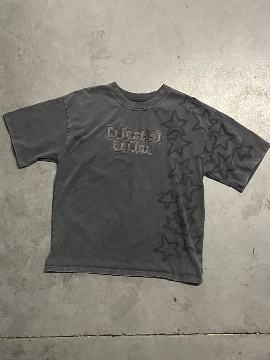 "Cosmic Drift" Acid-Washed Heavyweight Tee