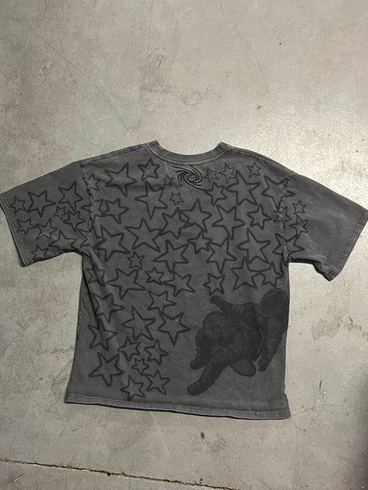 "Cosmic Drift" Acid-Washed Heavyweight Tee